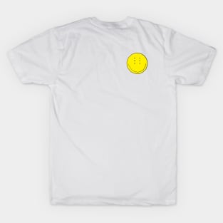 Six-Eyed Smiley Face, Front and Back T-Shirt